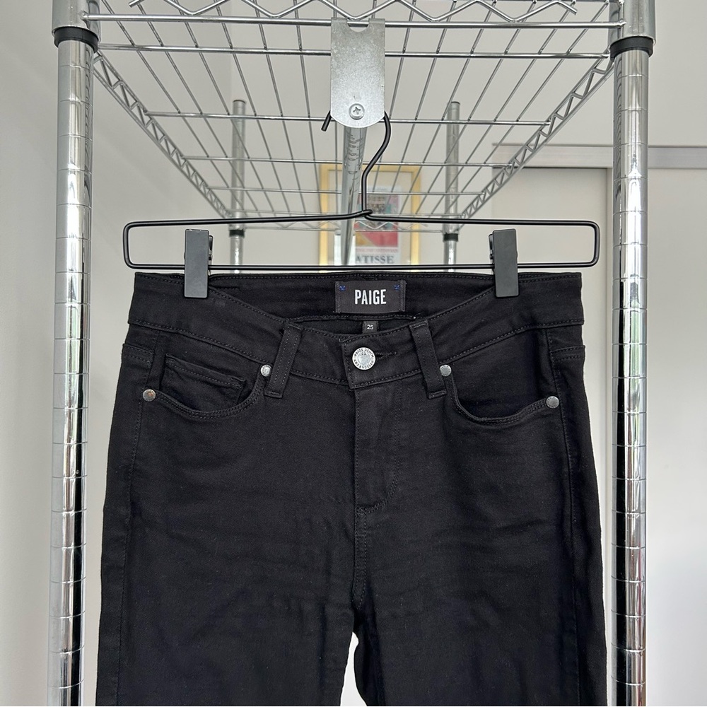 Paige black skinny jeans